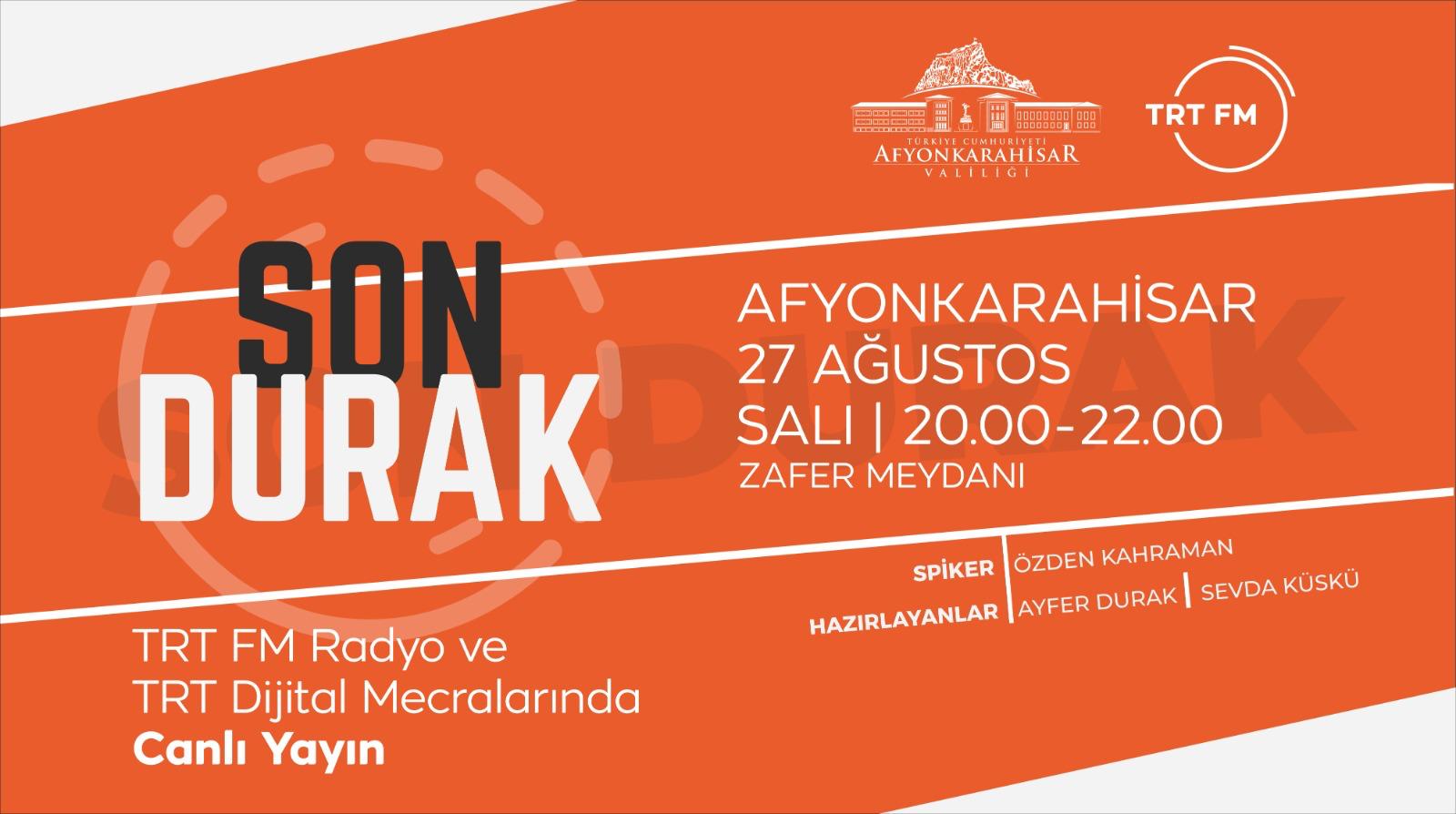 TRT SANATÇILARI AFYON'A GELİYOR  AKÜ'DE BÜYÜK TAARUZ SEMPOZYUMUNA KATILACAKLAR