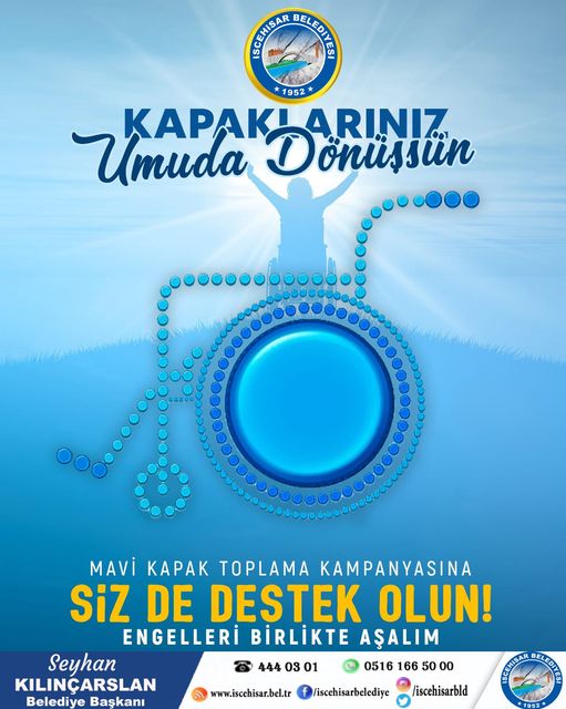 İscehisar Belediyesinden Anlamlı Kampanya: "Kapaklarınız Umuda Dönüşsün"