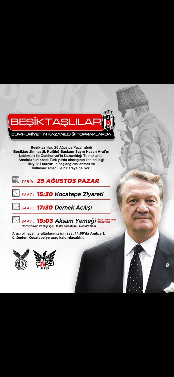 Beşiktaşlılar Cumhuriyet'in Kazanıldığı Topraklarda
