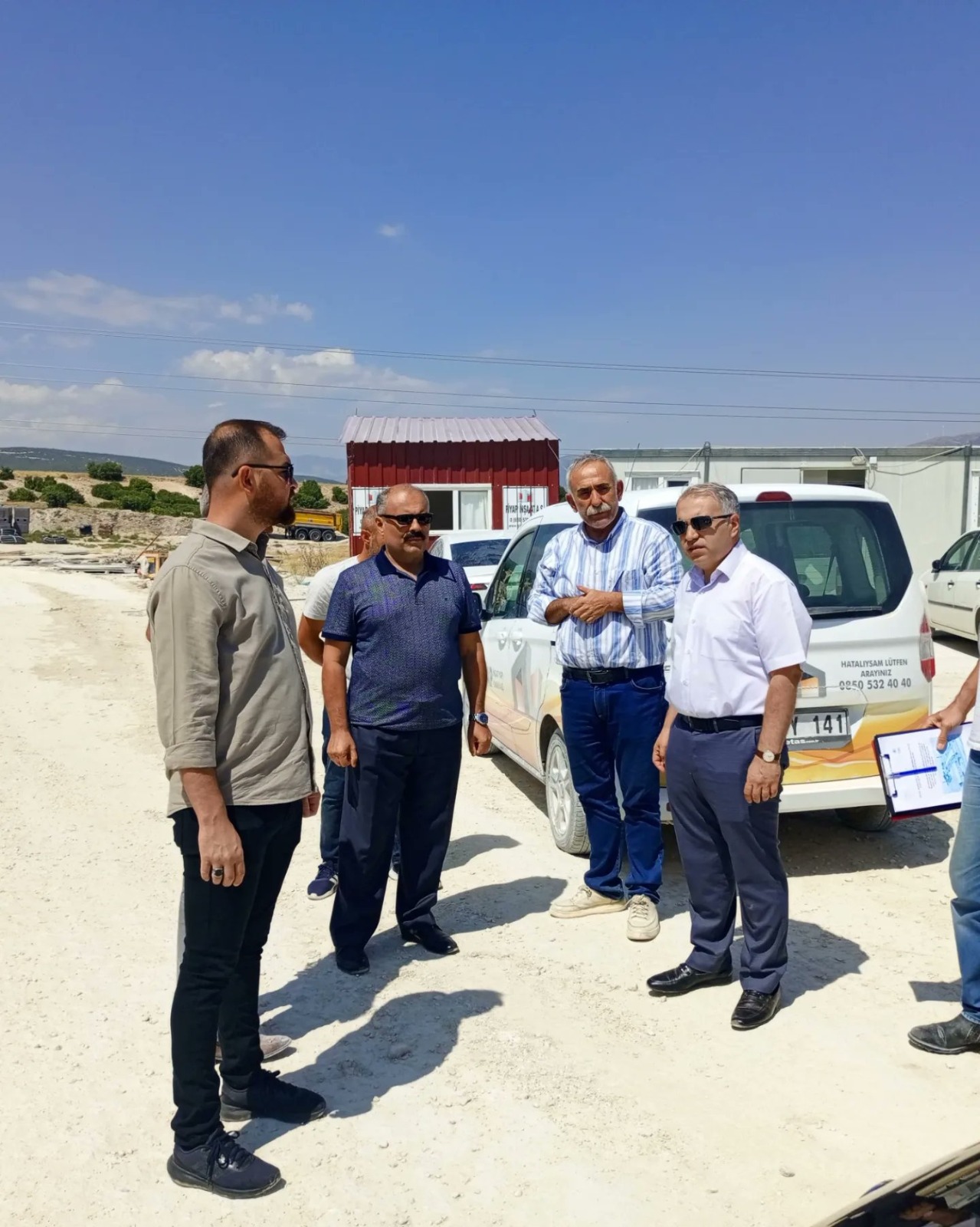 KAYMAKAM DURU İNŞAAT ÇALIŞMALARINI YERİNDE İNCELEDİ