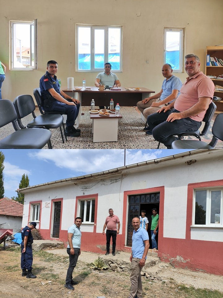 KAYMAKAM TÜRK KÖY ZİYARETLERİNE DEVAM EDİYOR