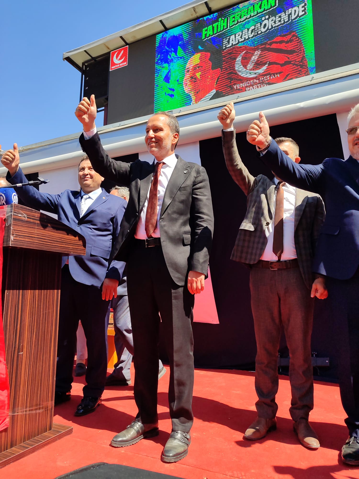 YRP Lideri Erbakan, Afyon'daki Yeniden Refah'lı Belediyeleri Ziyaret Etti