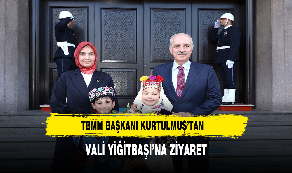 TBMM Başkanı Numan Kurtulmuş'tan Vali Yiğitbaşı'na ziyaret