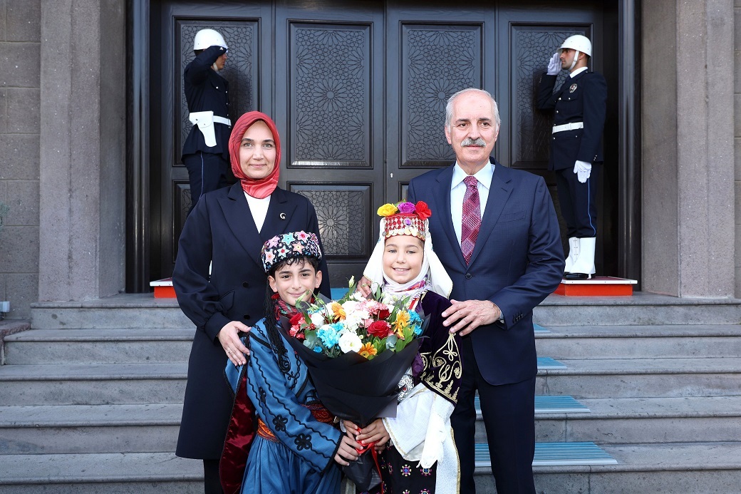 TBMM Başkanı Numan Kurtulmuş'tan Vali Yiğitbaşı'na ziyaret