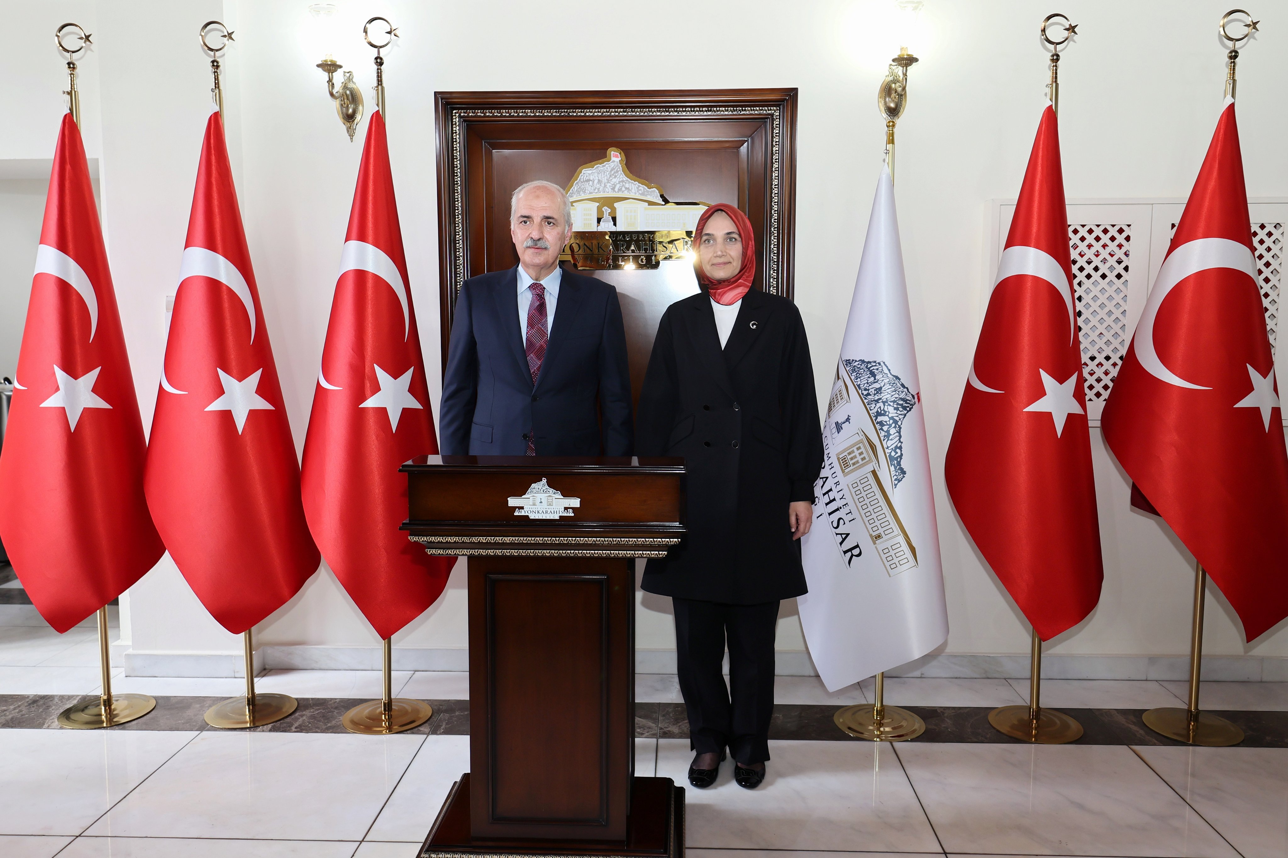 TBMM Başkanı Numan Kurtulmuş'tan Vali Yiğitbaşı'na ziyaret