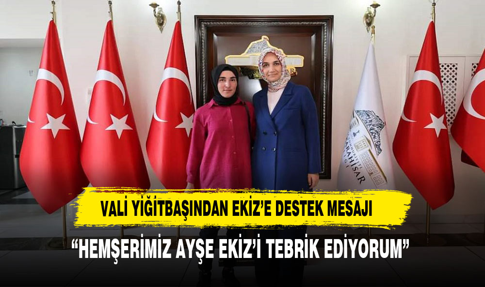 Vali Yiğitbaşından  MasterChef  Ayşe’ye Destek Mesajı