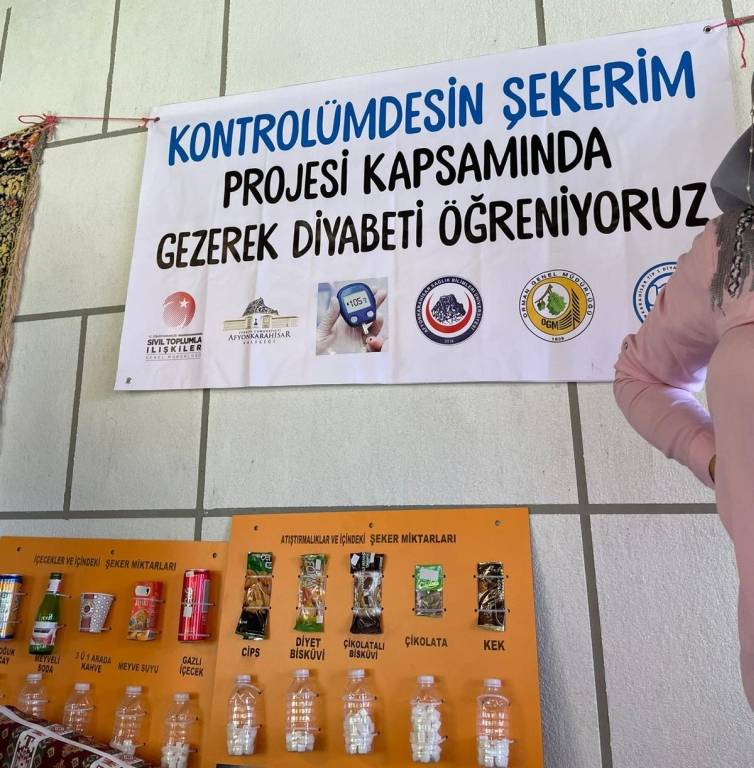 “Kontrolümdesin Şekerim” Diyen Gençler Gezerek Diyabeti Öğrendi