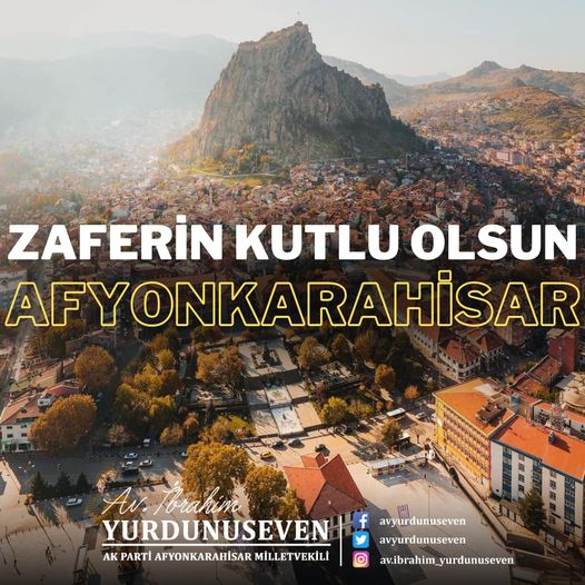 "ZAFERİN KUTLU OLSUN AFYONKARAHİSAR"