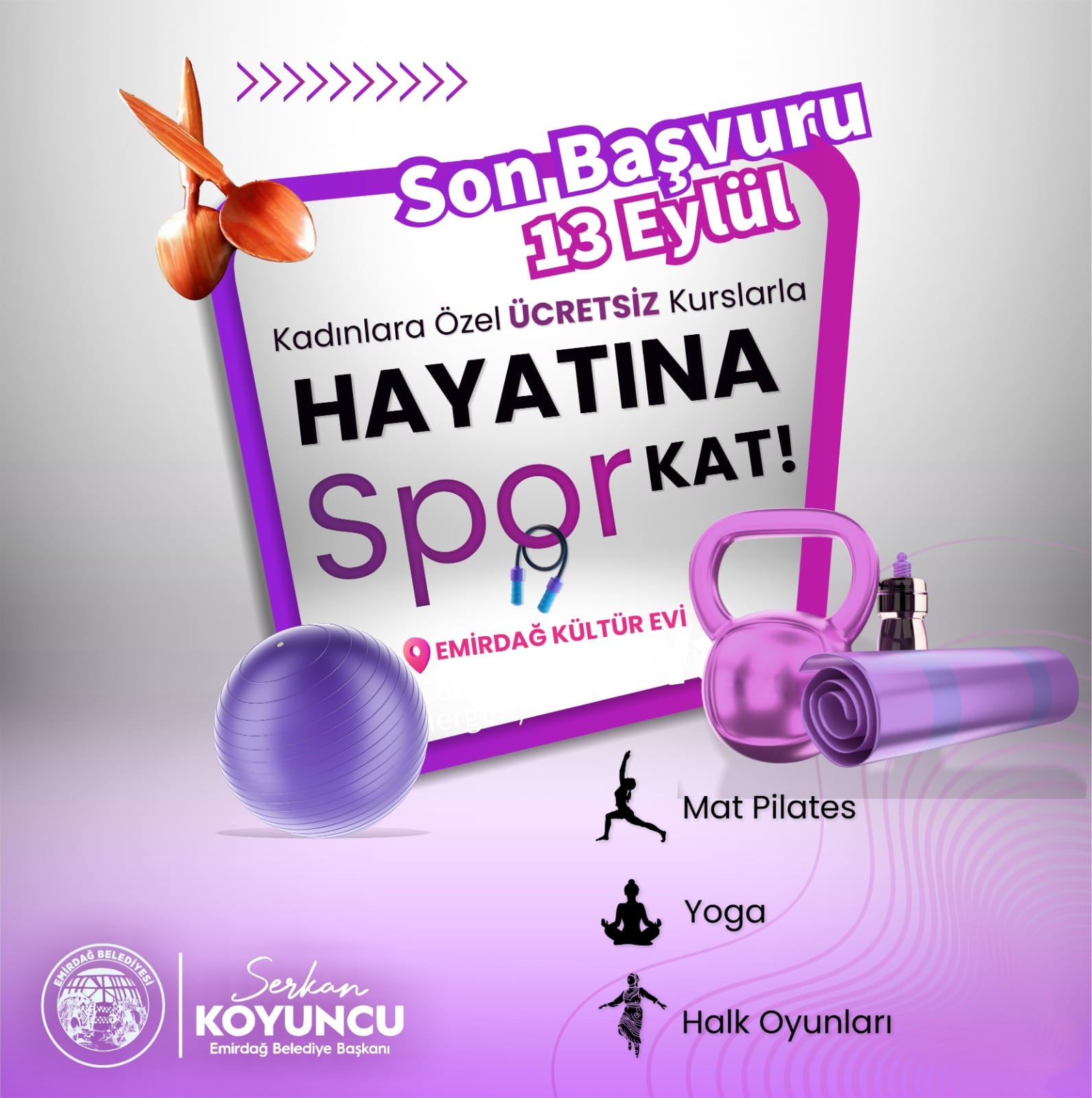 Başkan Koyuncu’dan Kadınlara Özel Ücretsiz Kurs Duyurusu
