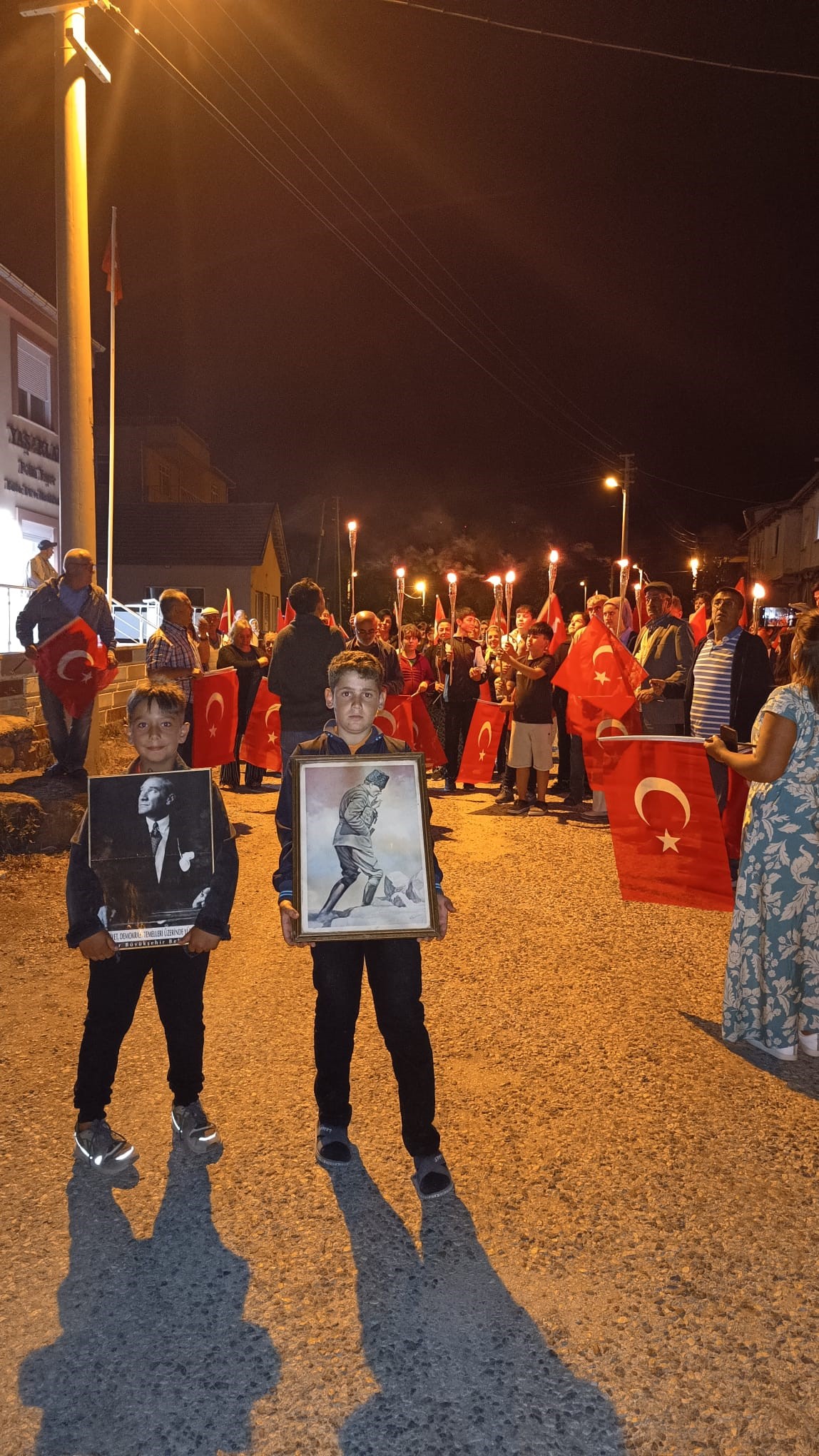 Selçik Köyü'nde Anlamlı Yürüyüş