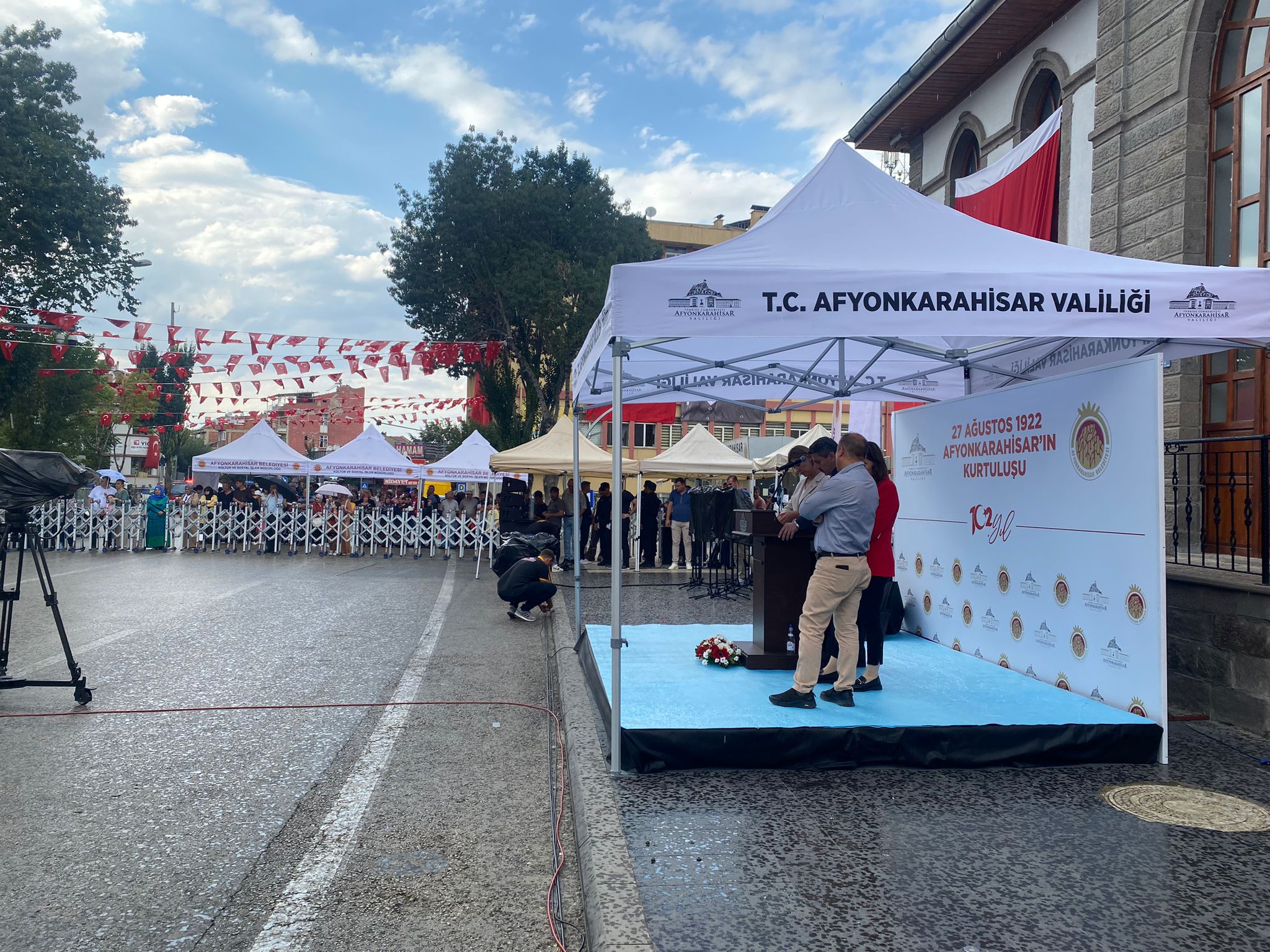 Zafer Meydanı Kutlamalara Hazırlanıyor