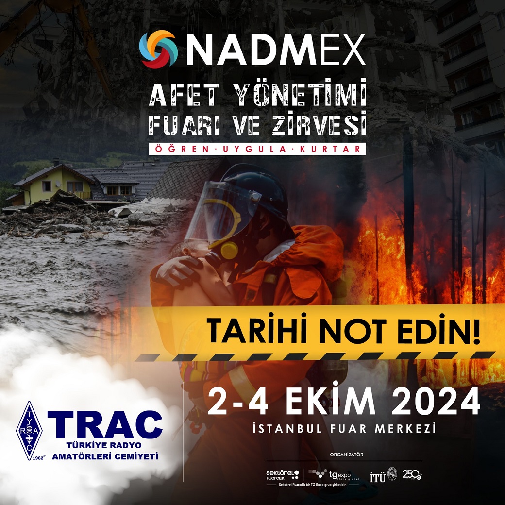 TRAC'tan NADMEX - Afet Yönetimi Fuarı ve Zirvesi'ne davet