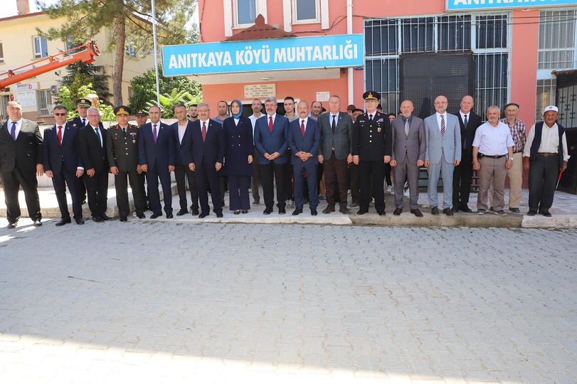 Protokol Anıtkaya Köyü’nde