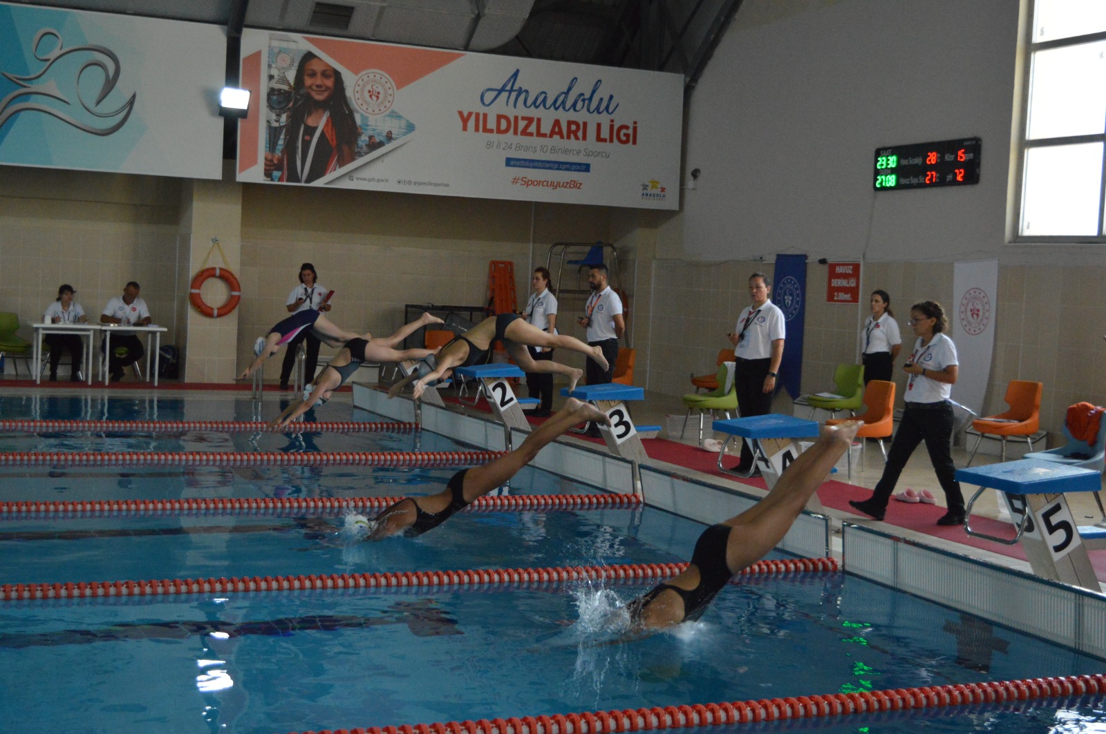 30 AGUSTOS ZAFER BAYRAMI 7+ YÜZME MÜSABAKALARI BAŞLADI