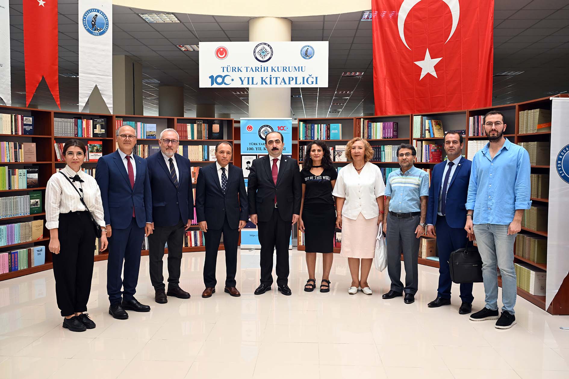 AKÜ’de “Türk Tarih Kurumu Yüzüncü Yıl Kitaplığı” Açıldı