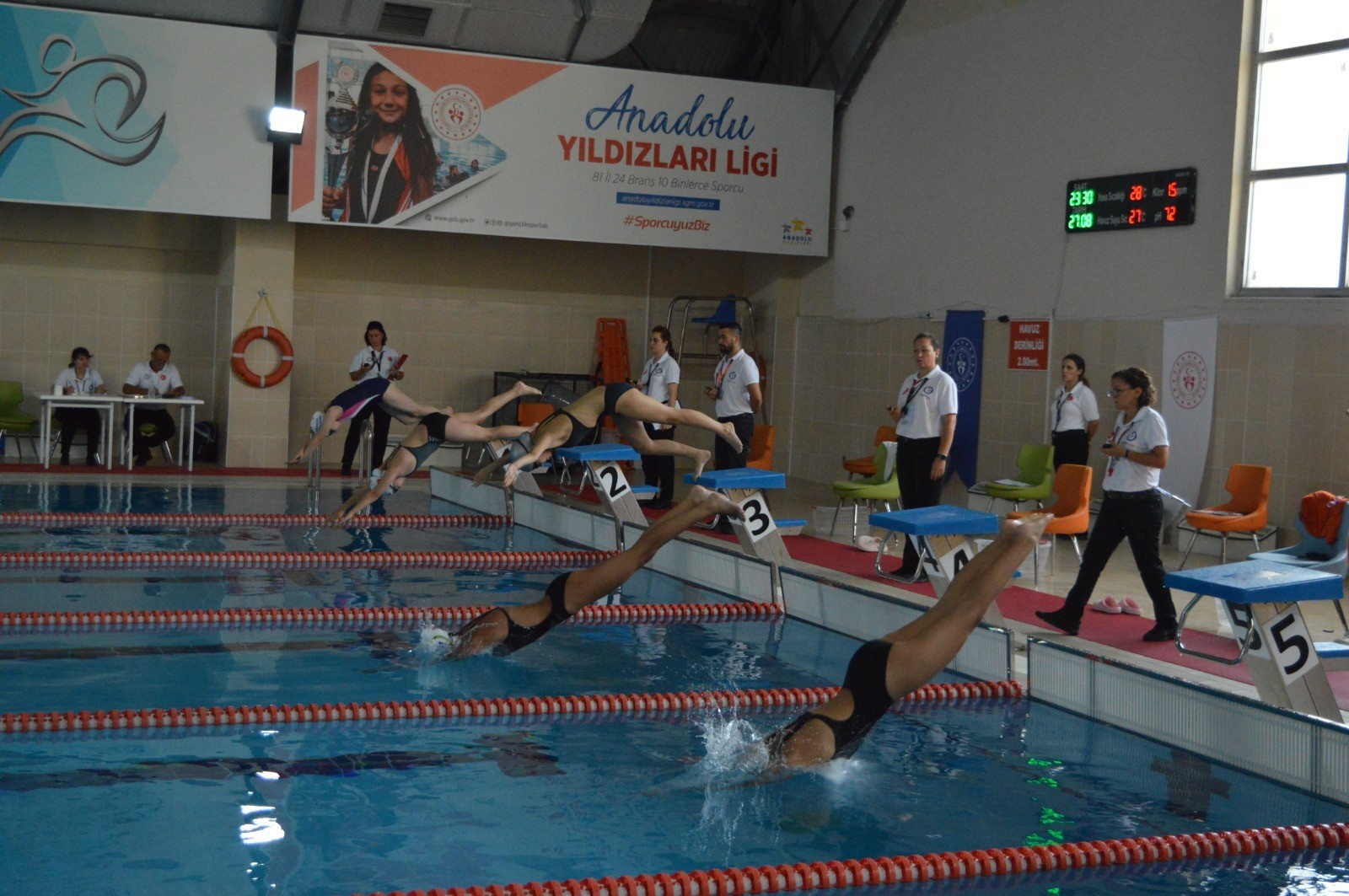 Afyonkarahisar’da 7+ Yaş Yüzme Müsabakaları Başladı