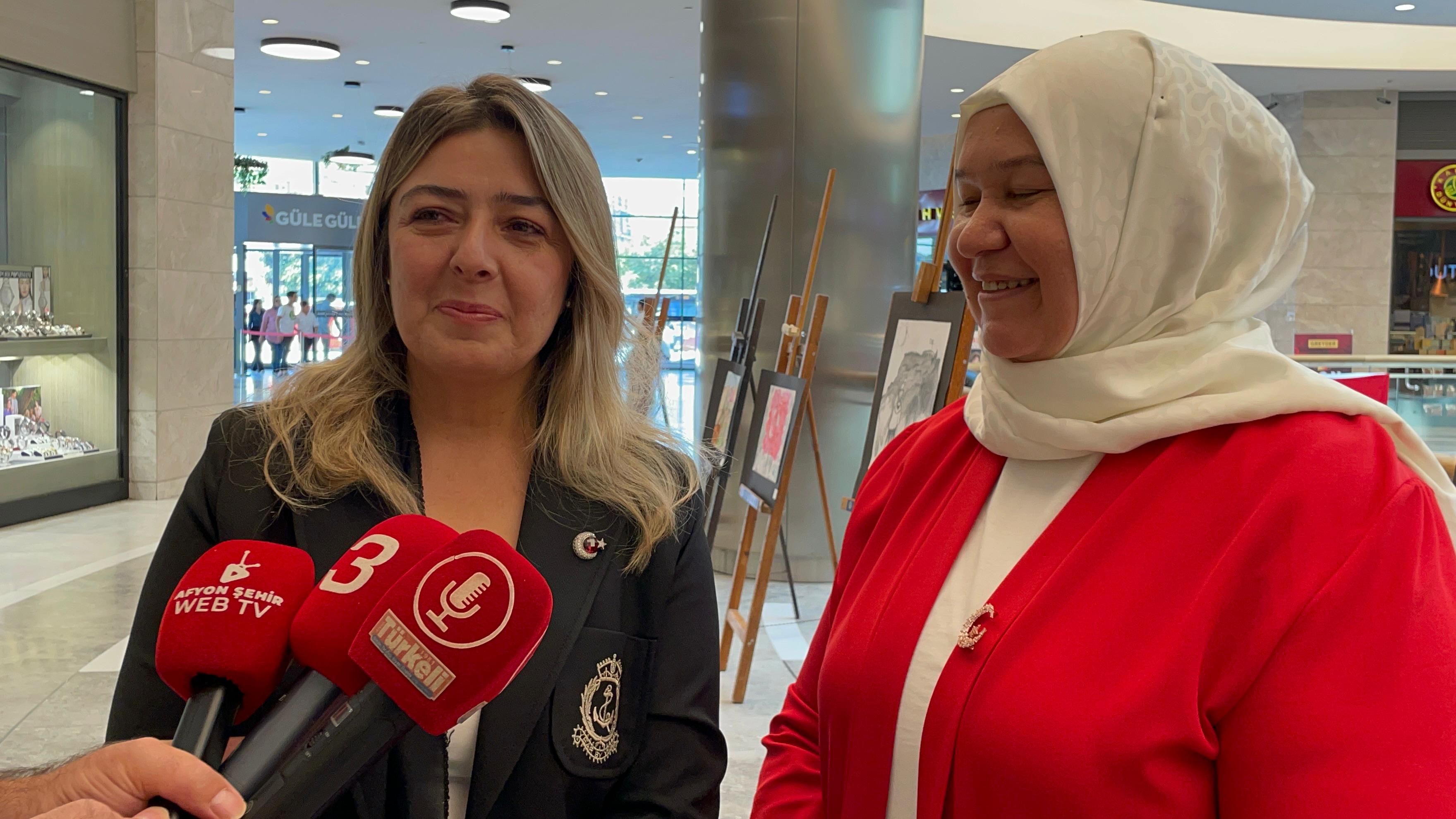 Zafer Haftası’na Özel Resim Sergisi: Gençler Kahramanlık Destanlarını Tuvale Yansıttı