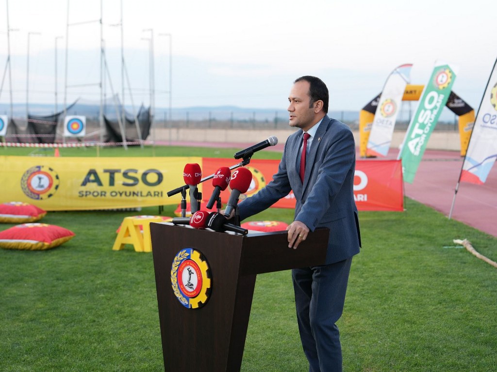 İKLİM TEMASI İLE 18. ATSO SPOR OYUNLARI AÇILIŞI YAPILDI