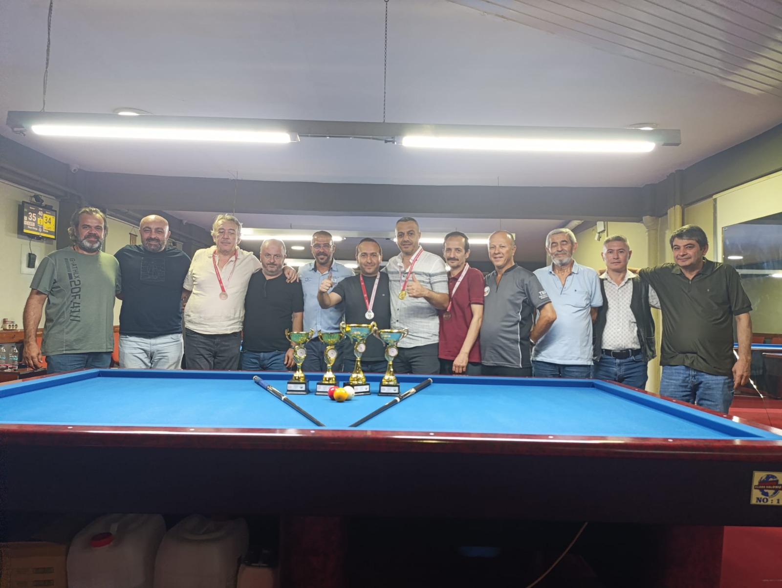 AFYONKARAHİSAR'DA DÜZENLENEN BİLARDO TURNUVASI SONA ERDİ