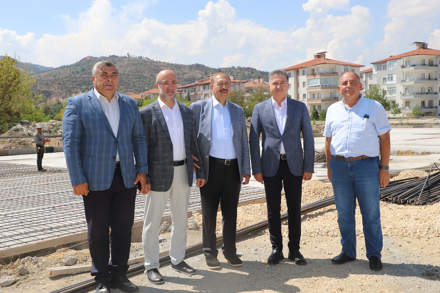 Eroğlu, Şahin Ve Sünnetci Yeni Okul İnşaatlarını Ziyaret Etti