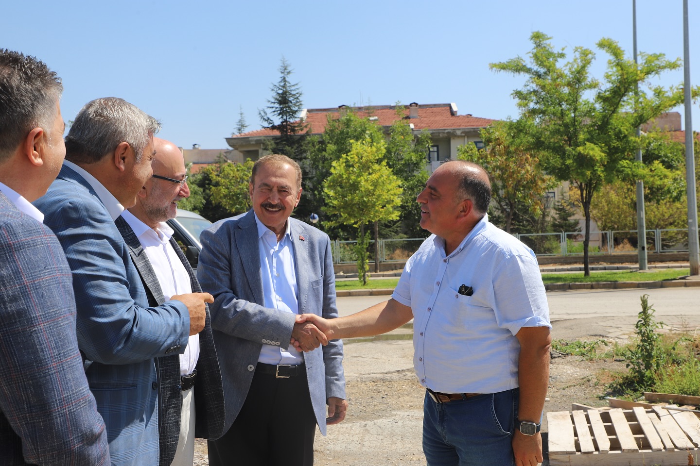 Eroğlu, Şahin Ve Sünnetci Yeni Okul İnşaatlarını Ziyaret Etti