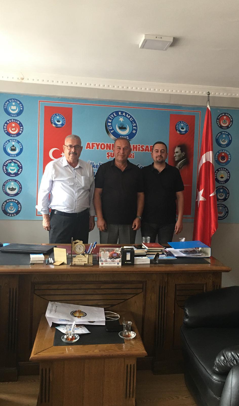 Müdür Günay'dan Kamu-Sen İl Temsilcisi Öztürk'e Ziyaret