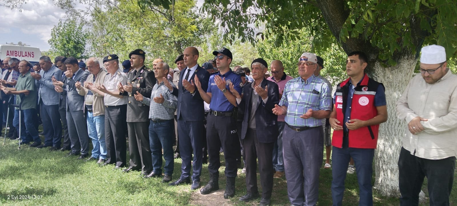 Şehit Babası Son Yolculuğuna Uğurlandı