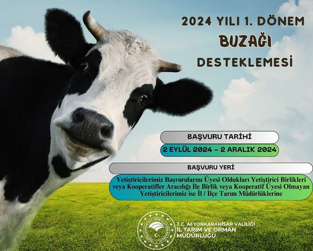 Afyonkarahisar’da 1. Dönem Buzağı Desteklemeleri Başladı