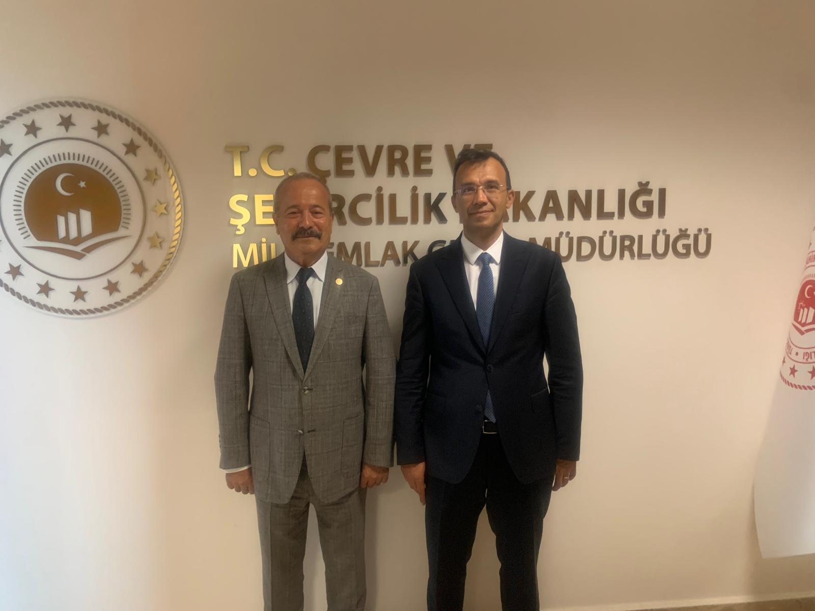 TAYTAK'TAN MİLLİ EMLAK GENEL MÜDÜRÜ VELİ TUNÇEZ'E TEŞEKKÜR ZİYARETİ