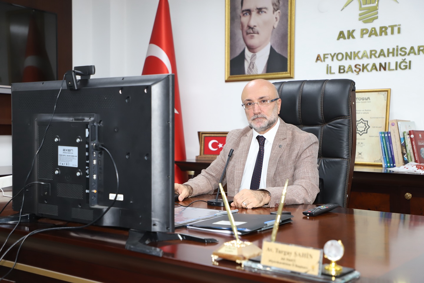 BAŞKAN ŞAHİN İL BAŞKANLARI TOPLANTISINA KATILDI