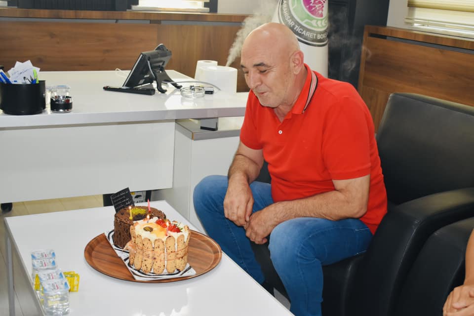 Afyonkarahisar Ticaret Borsası'ndan Başkan Mühsürler'e Doğum Günü Sürprizi