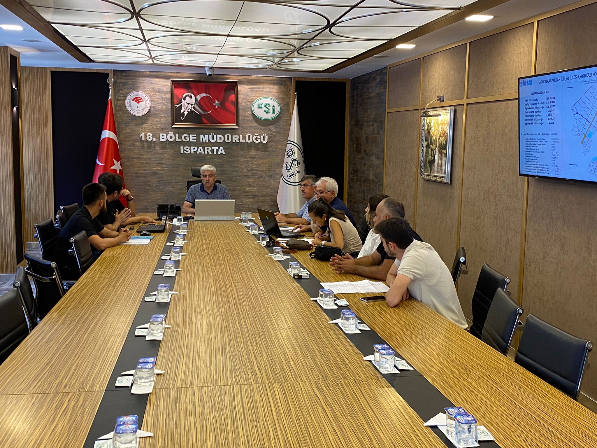 DSİ Bölge Müdürü Osman Erkan Arazi Toplulaştırma Projelerini Yakından Takip Ediyor