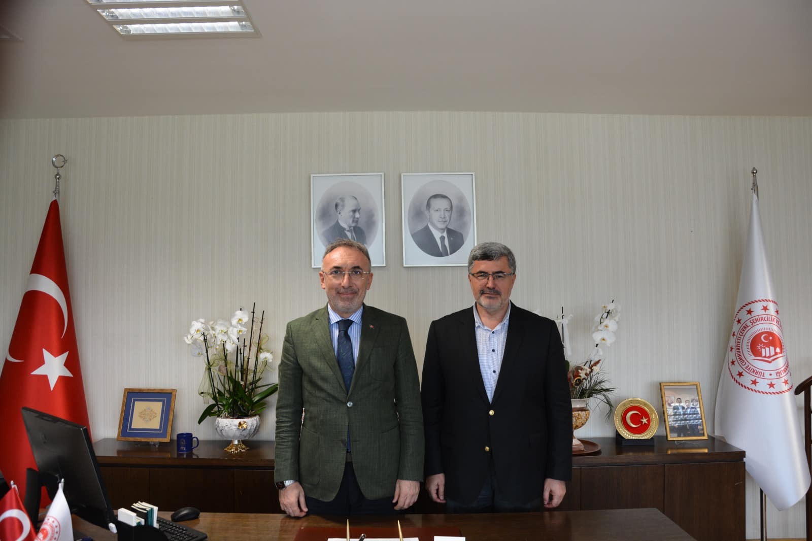 MİLLETVEKİLİ ÖZKAYA GENEL MÜDÜR TURAN'I ZİYARET ETTİ