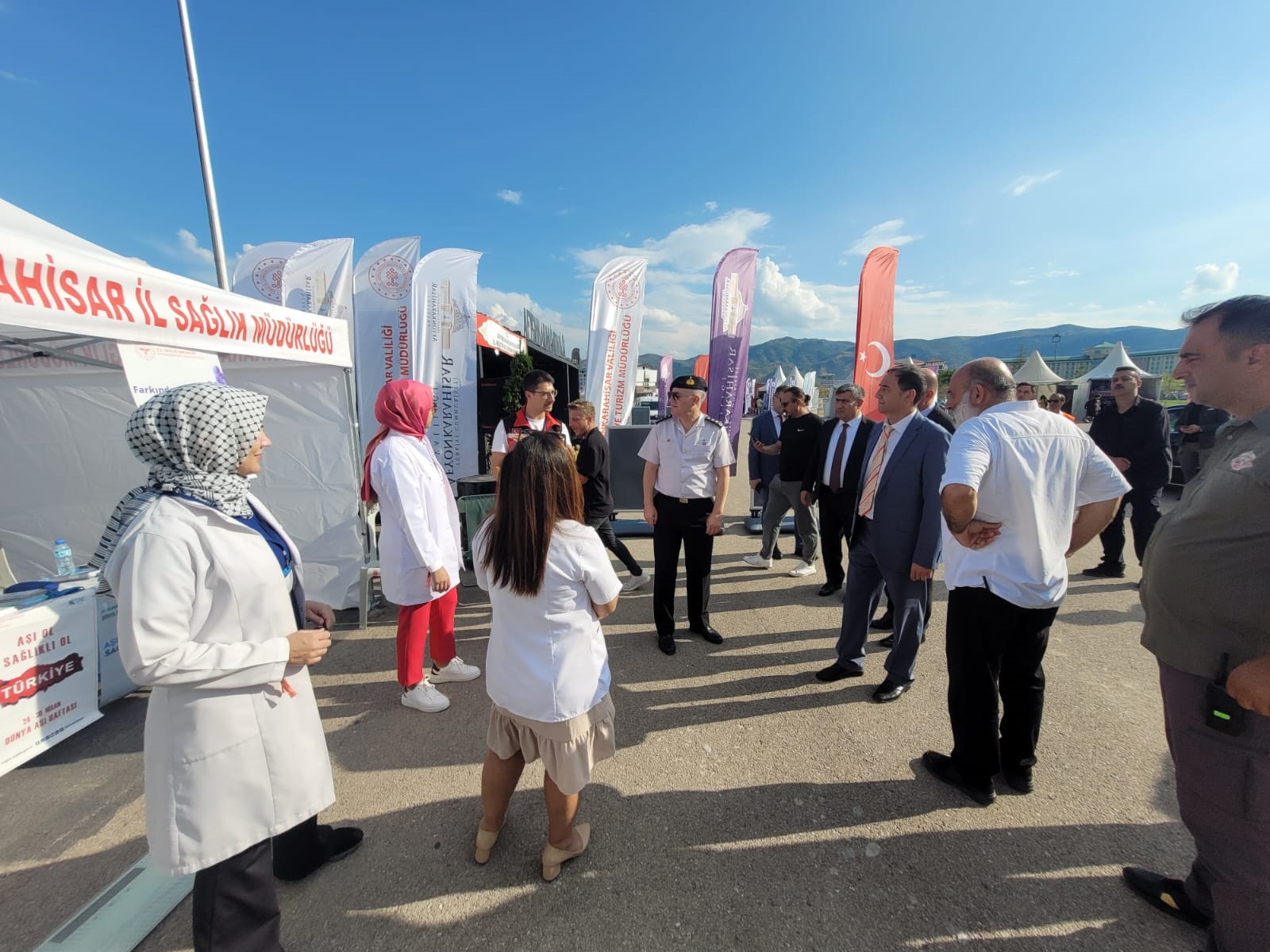 İl Sağlık Müdürlüğü MotoFest’te stant açtı