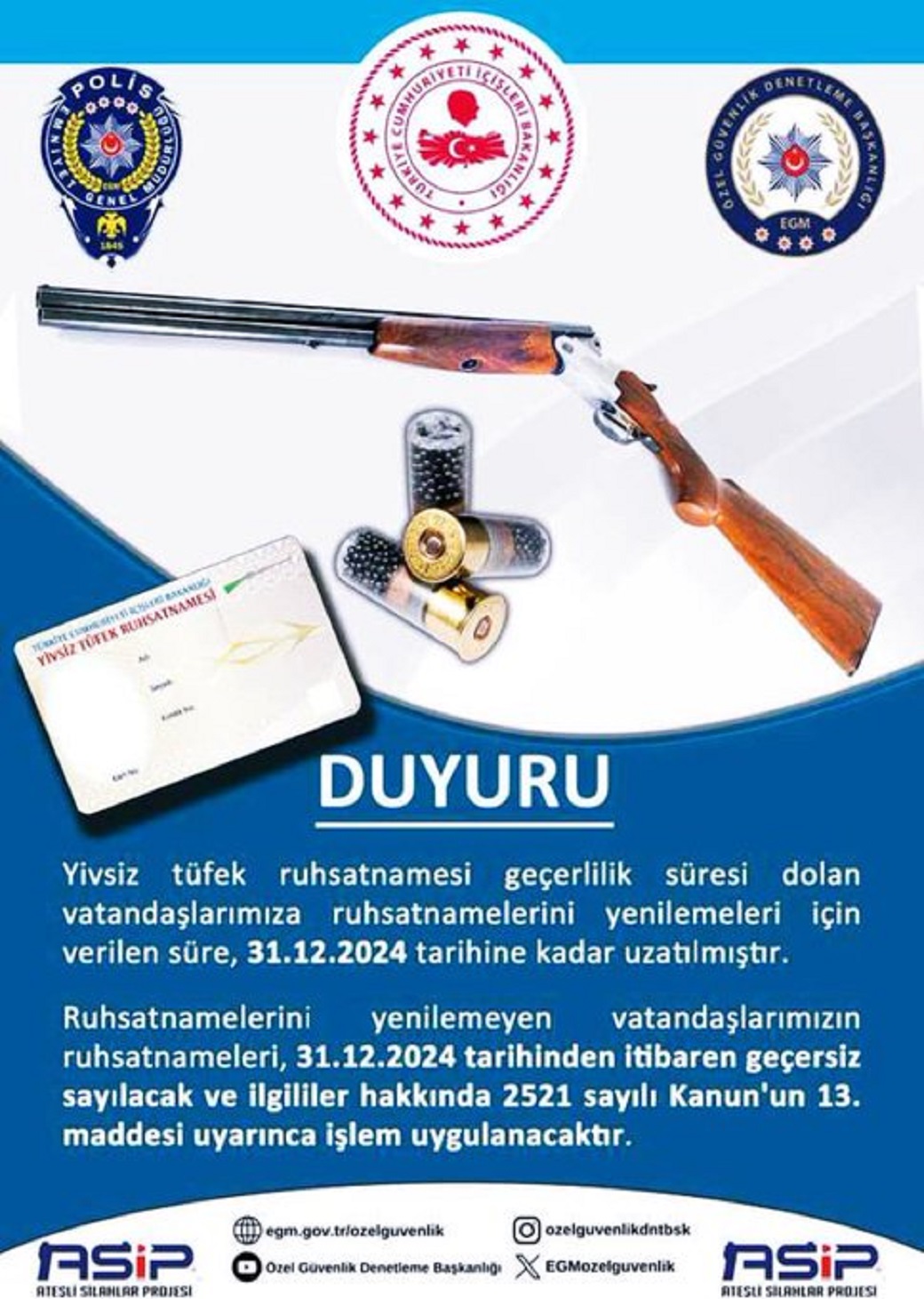 AFYON İL EMNİYET MÜDÜRLÜĞÜ PAYLAŞTI