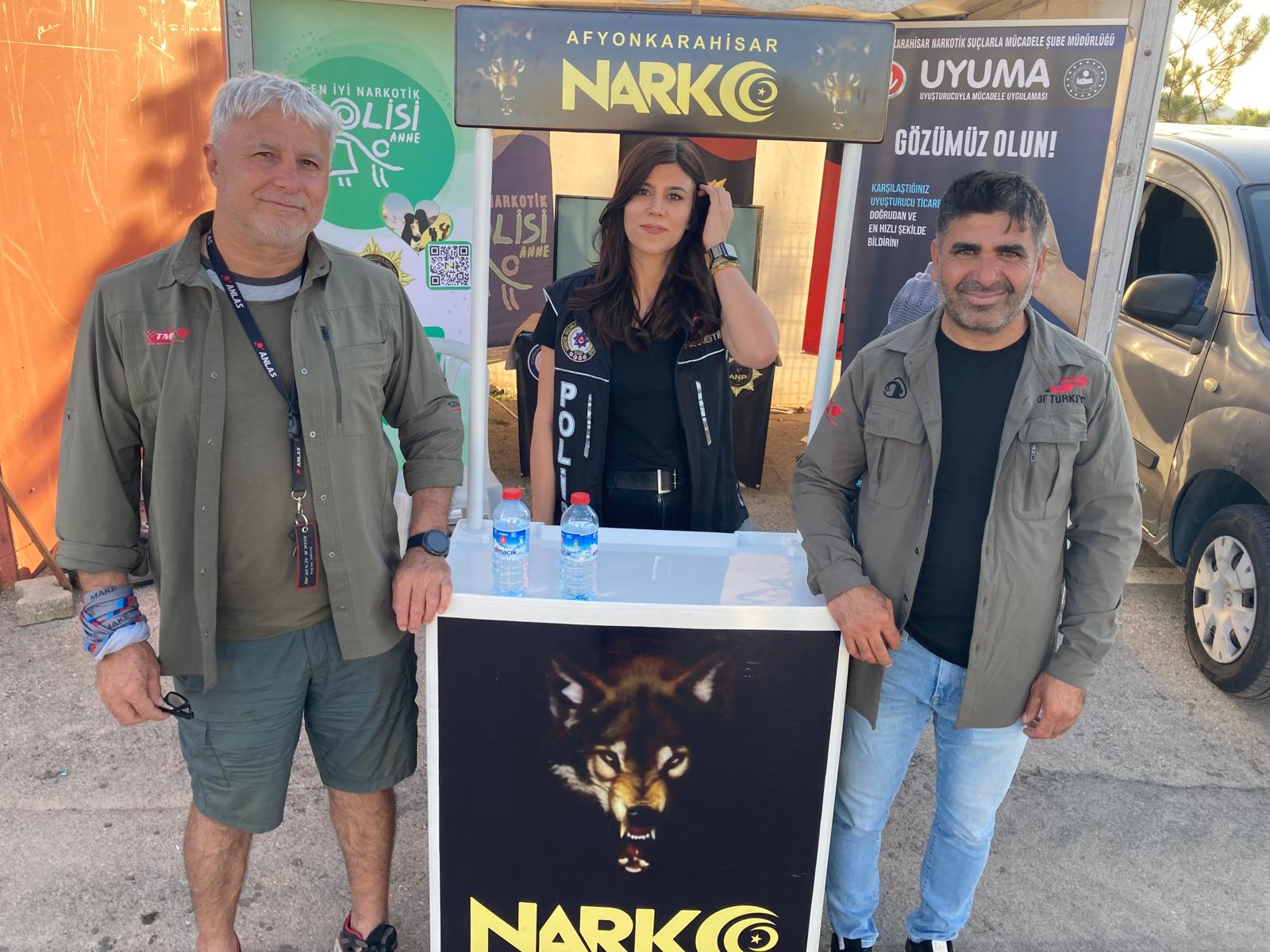 NG Afyon Motofest'te Narkotik Şube Sahada!