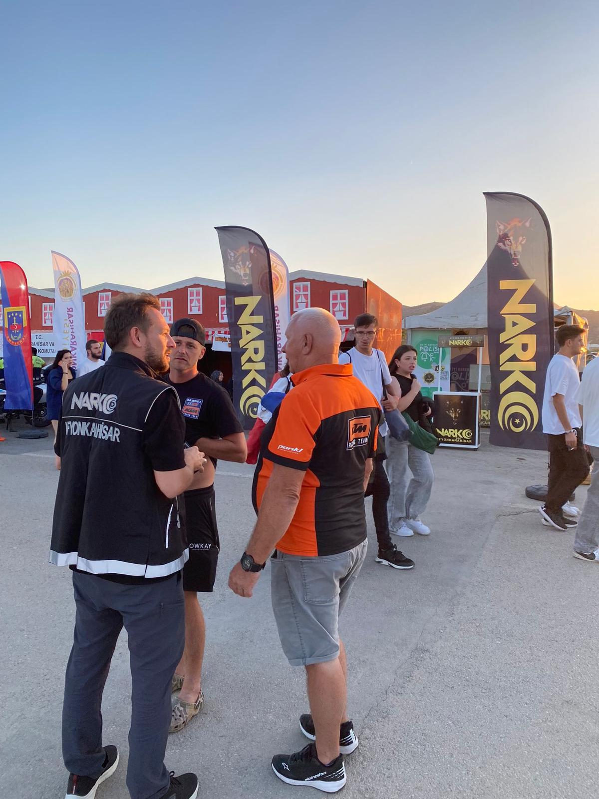 NG Afyon Motofest'te Narkotik Şube Sahada!