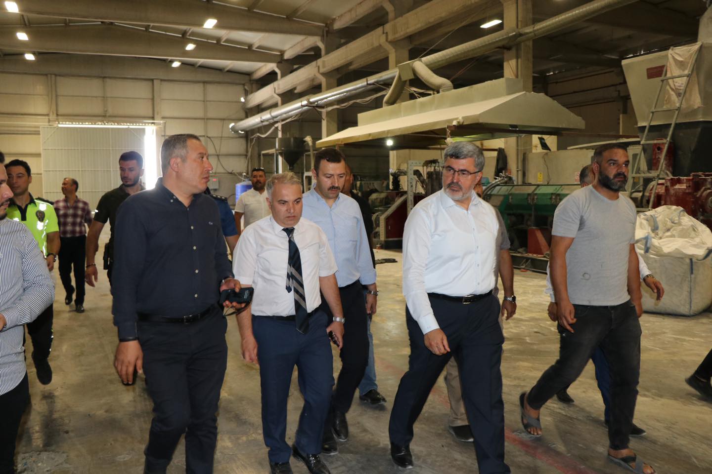 BAŞKAN TOPÇU SANAYİ BÖLGESİNDE İNCELEMELERDE BULUNDU