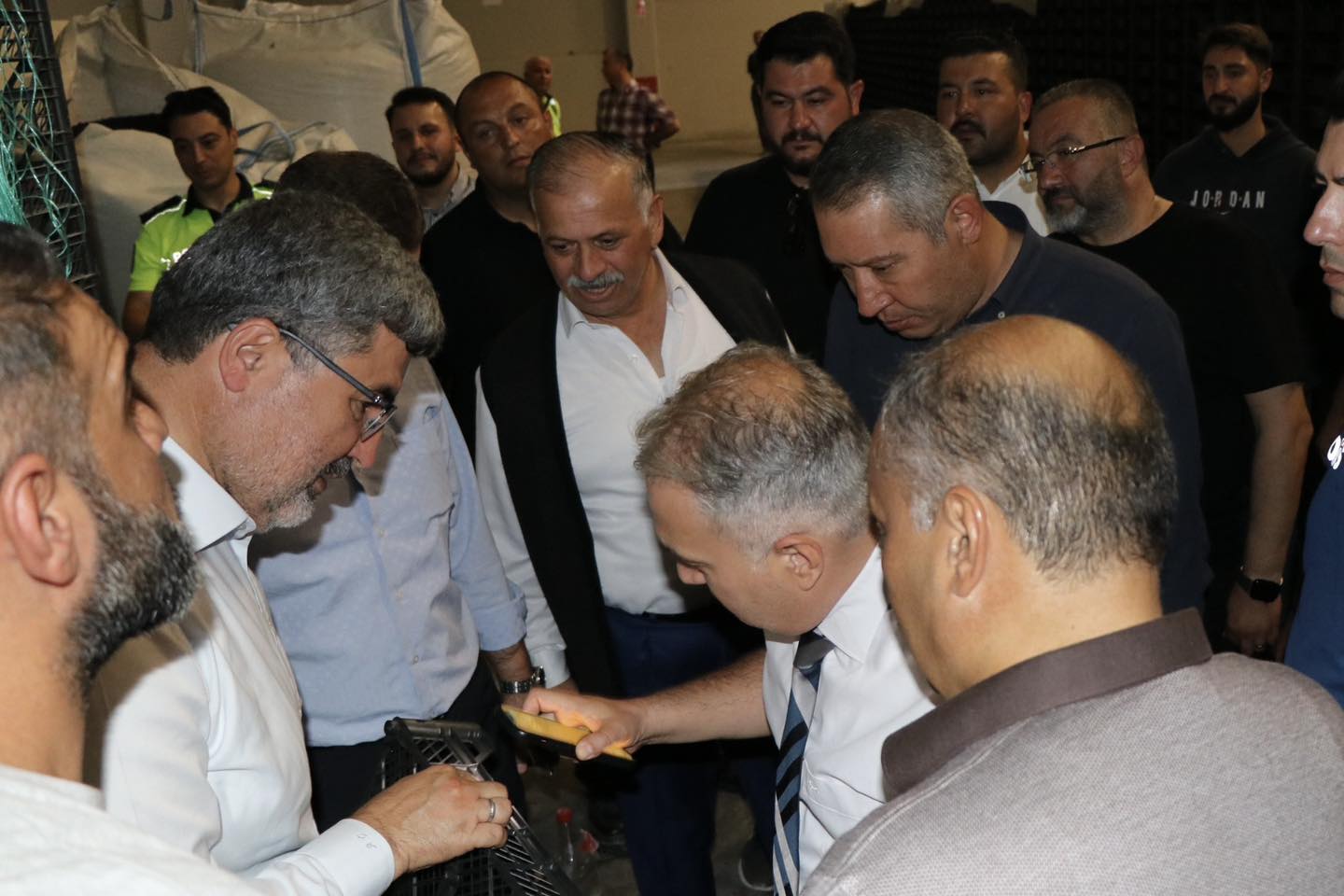 BAŞKAN TOPÇU SANAYİ BÖLGESİNDE İNCELEMELERDE BULUNDU