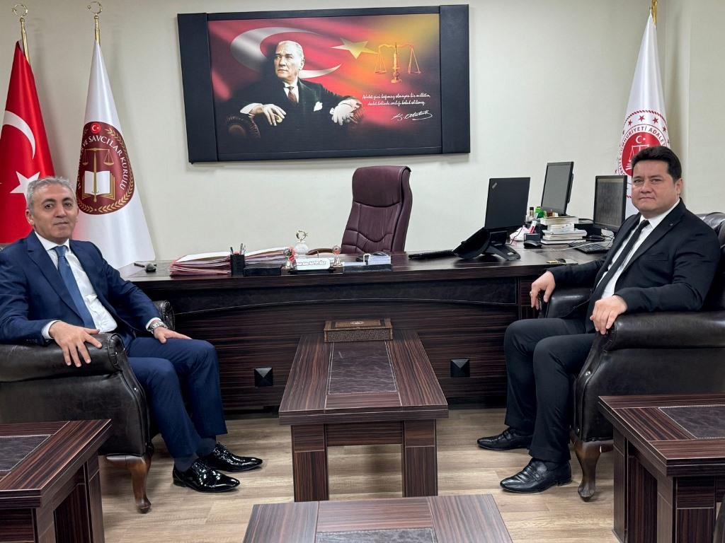 BAŞKAN AYNACI'DAN ADLİYE'YE HAYIRLI OLSUN ZİYARETİ