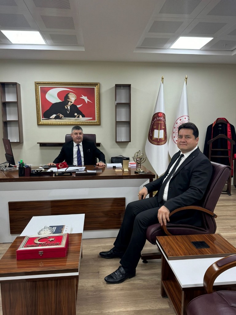 BAŞKAN AYNACI'DAN ADLİYE'YE HAYIRLI OLSUN ZİYARETİ