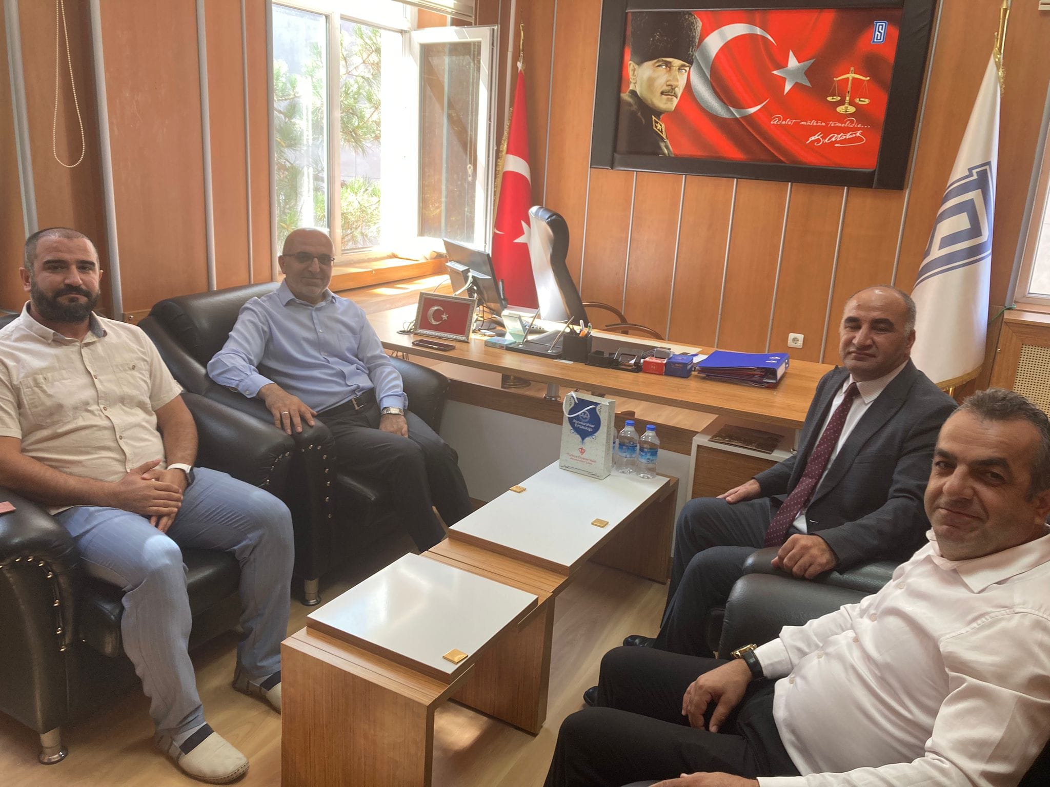 Müftü İmamoğlu’ndan Denetimli Serbestlik Müdürü Kıran’a Ziyaret