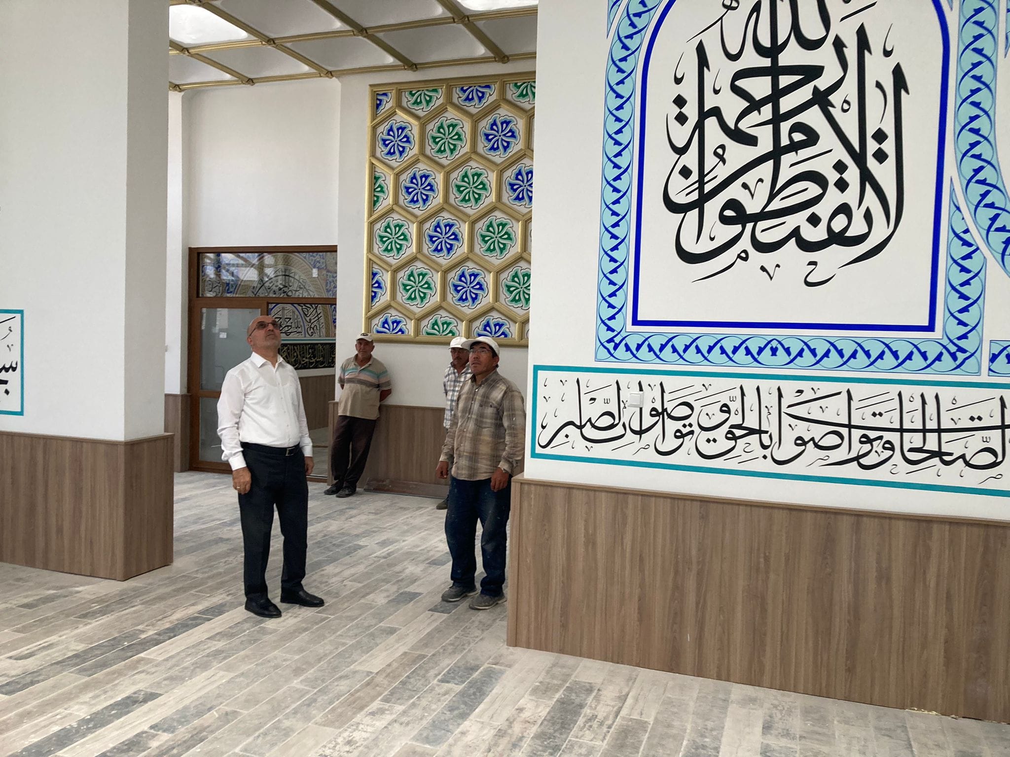 MÜFTÜ  İMAMOĞLU'NDAN SELMAN-I FARİSİ CAMİİ İNŞAATINA ZİYARET