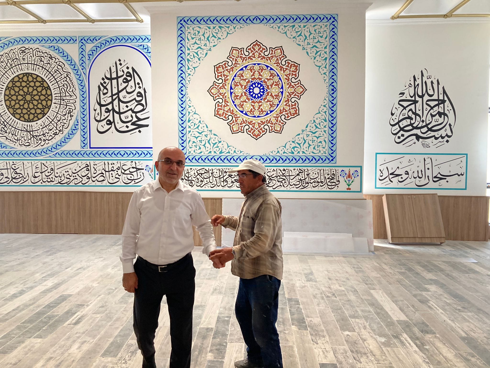 MÜFTÜ  İMAMOĞLU'NDAN SELMAN-I FARİSİ CAMİİ İNŞAATINA ZİYARET