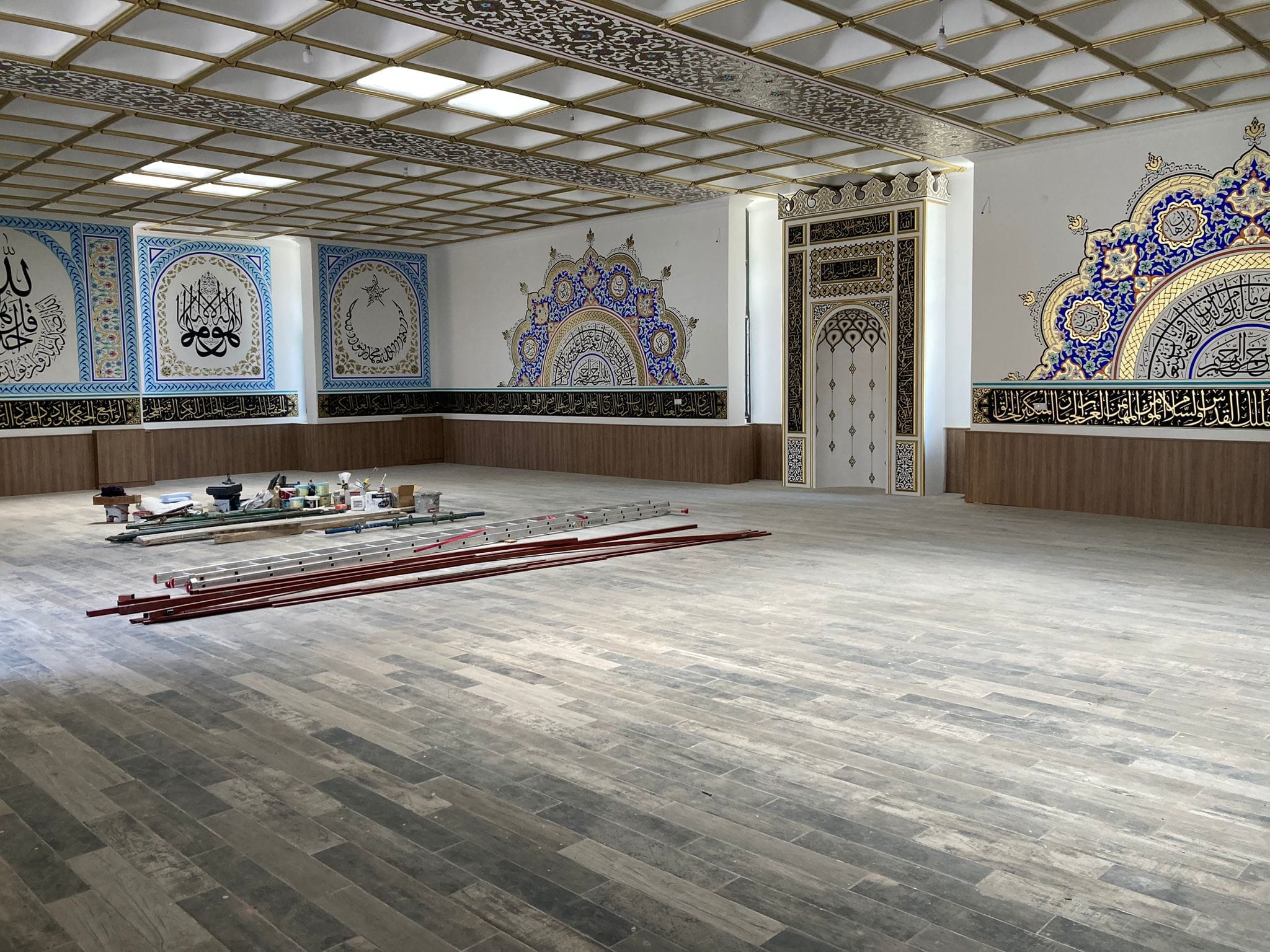MÜFTÜ  İMAMOĞLU'NDAN SELMAN-I FARİSİ CAMİİ İNŞAATINA ZİYARET