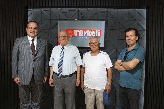 Türkeli Gazetesi Nasrattinoğlu ve Bıyıkoğlu’nu Ağırladı