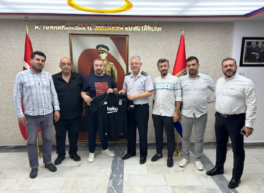 1903 Afyon Beşiktaşlılar Derneği'nden Albay Yağan'a Ziyaret