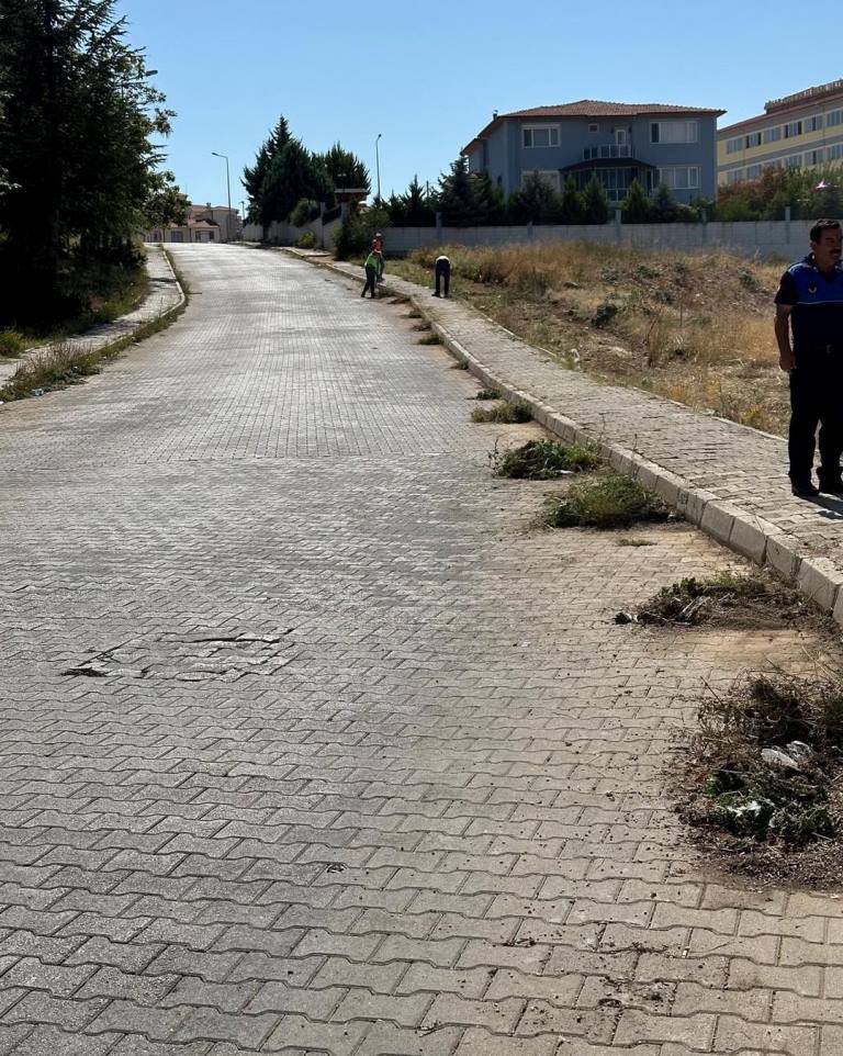 DİNAR'DA TEMİZLİK ÇALIŞMALARI HIZ KESMİYOR