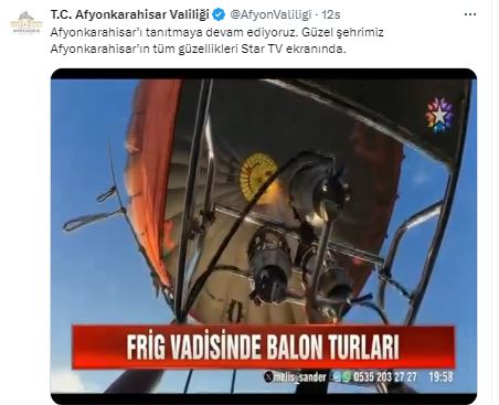Valilik Afyon’un Tanıtımı İçin Kolları Sıvadı Ulusal Kanallar Kentte Akın Etti