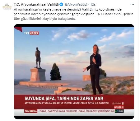 Valilik Afyon’un Tanıtımı İçin Kolları Sıvadı Ulusal Kanallar Kentte Akın Etti